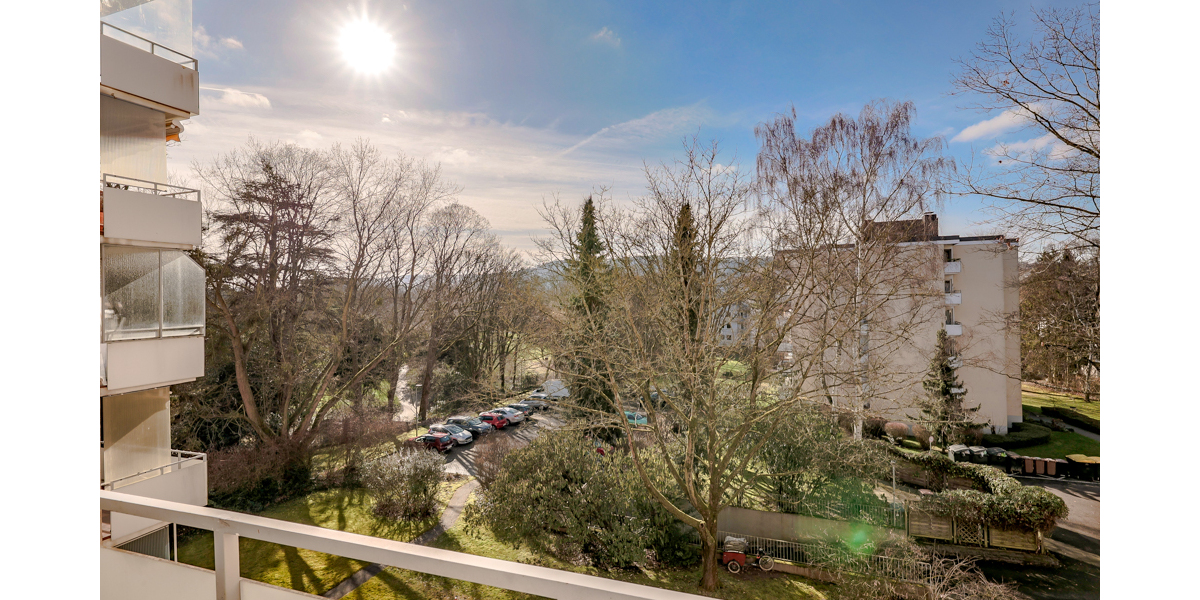 Ausblick Balkon