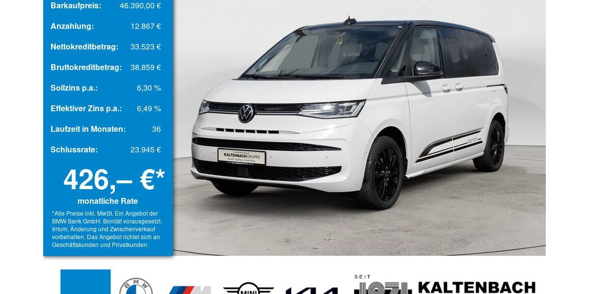 VW T7 Multivan 51.300 km 46.390 &euro; Overath-Vilkerath 51491