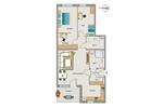 Erdgeschoßwohnung Rheinbach - 3 Zimmer, 93 m&sup2;, 1.144&euro; | Angebot:26641594