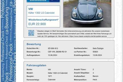 VW Käfer 200.000 km 17.200 &euro; Rösrath 51503