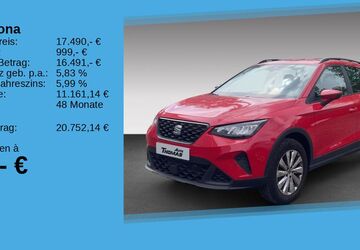 Seat Arona 60.127 km 17.490 &euro; Bonn 53227